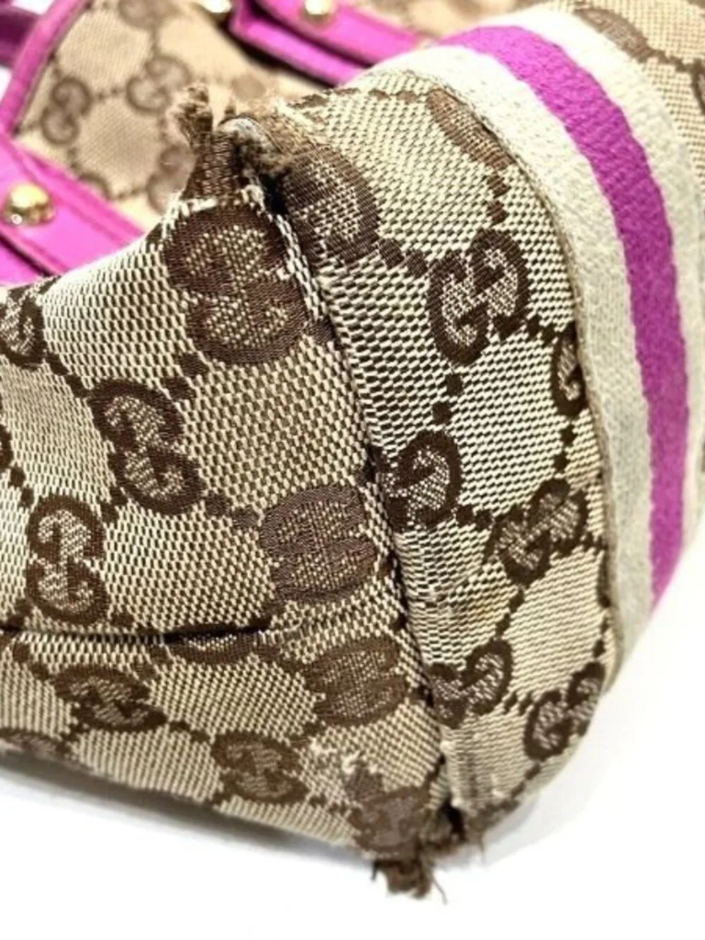 Gucci GG Canvas Bag Handbag - Picture 7 of 9